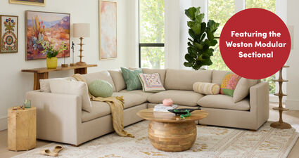 Featuring the Weston Modular Sectional