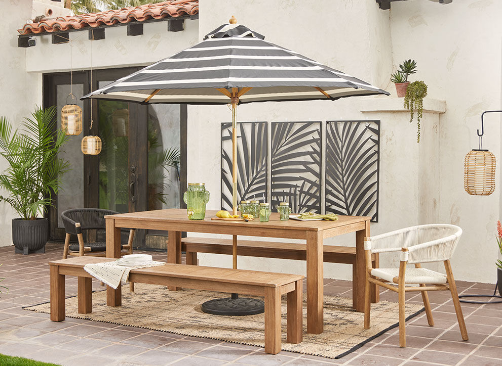 Duraboard and aluminum online cordoba outdoor dining table