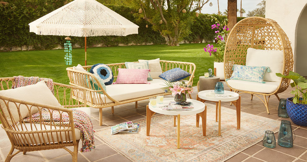 World market shop outdoor bistro set