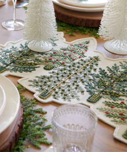 Christmas Table Linens