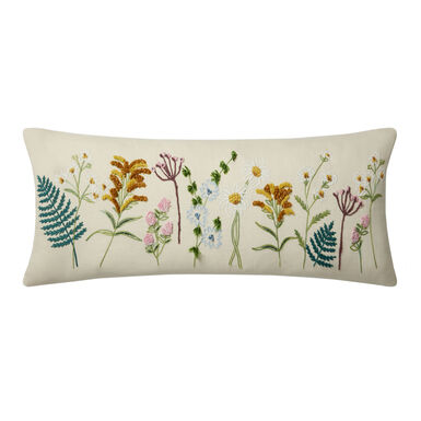 Rifle Paper Co. Extra Wide Blooming Flowers Lumbar Pillow Rifle Paper Co. Extra Wide Blooming Flowers Lumbar Pillow