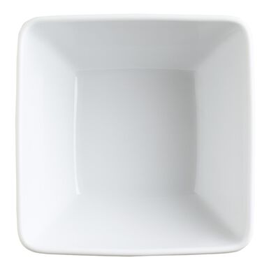 Coupe Square White Porcelain Bowl Coupe Square White Porcelain Bowl