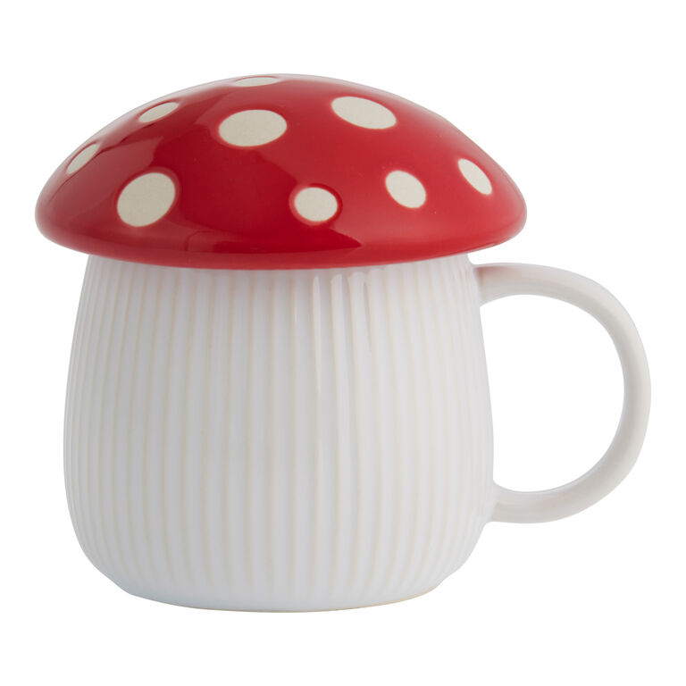 Mushroom Lidded Ceramic Mug Collection image number 2