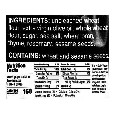 Ines Rosales Rosemary and Thyme Savory Olive Oil Tortas Ines Rosales Rosemary and Thyme Savory Olive Oil Tortas