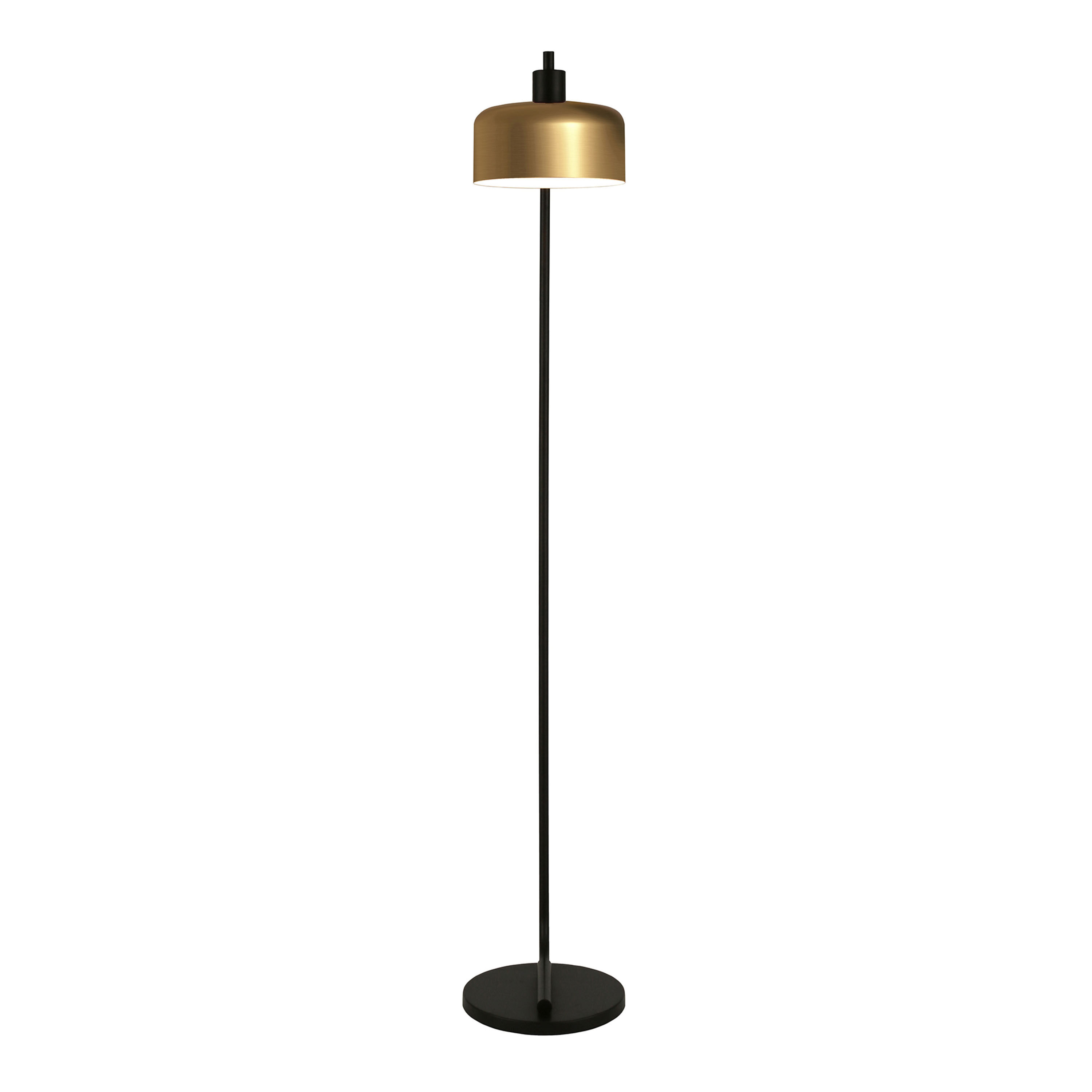 Adelaide Brass and Blackened Bronze Two Tone Floor Lamp World Market