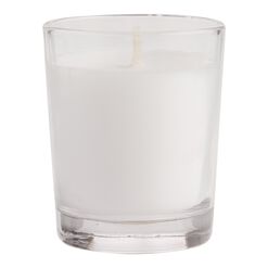 White Unscented Votive Candles 8 Pack