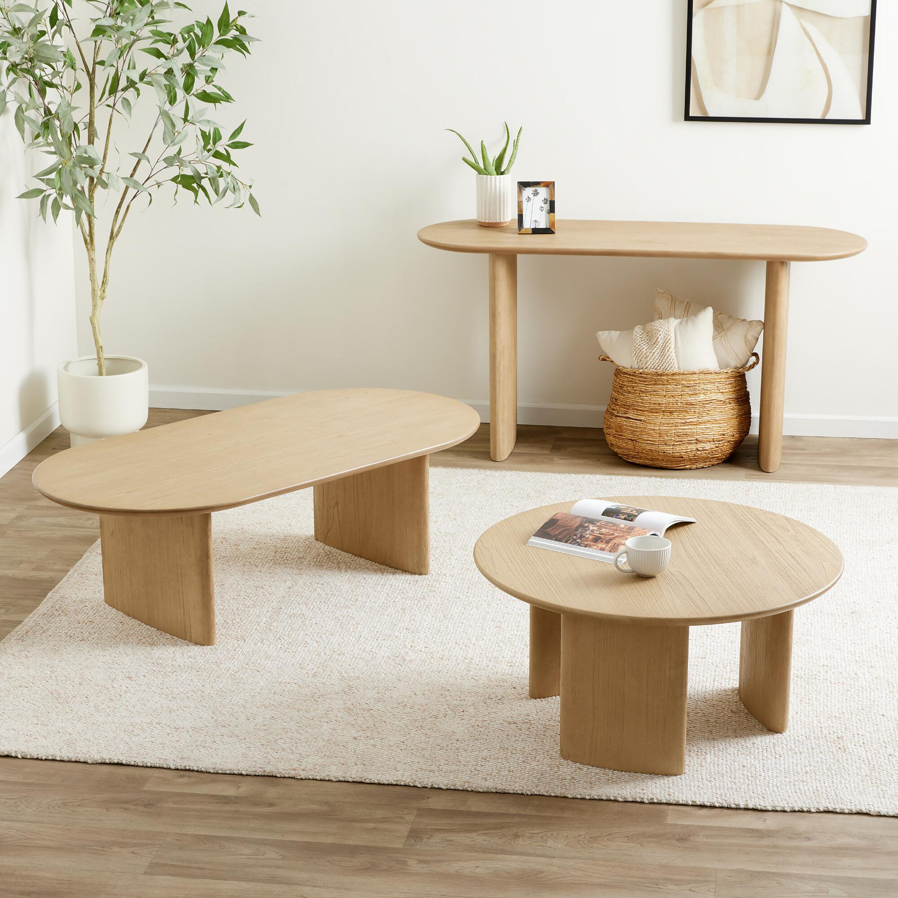 World market outlet coffee table wood