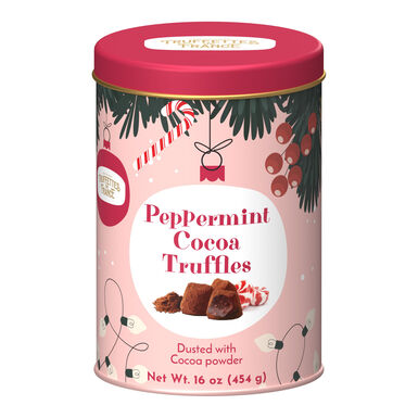 Truffettes Peppermint Cocoa Dusted Truffle Tin Truffettes Peppermint Cocoa Dusted Truffle Tin