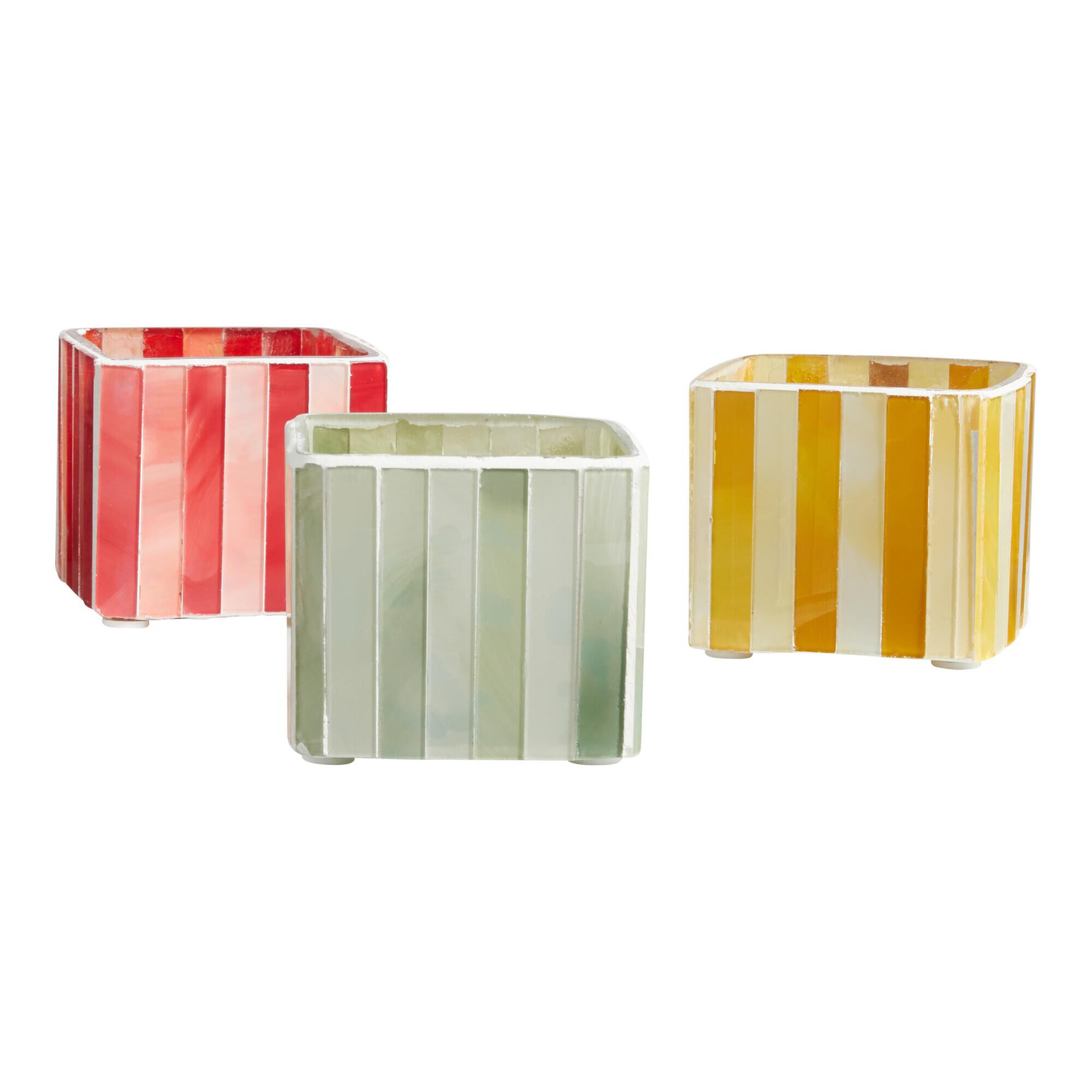 Oaxaca Glass Mosaic Candle Holder Collection image number 2