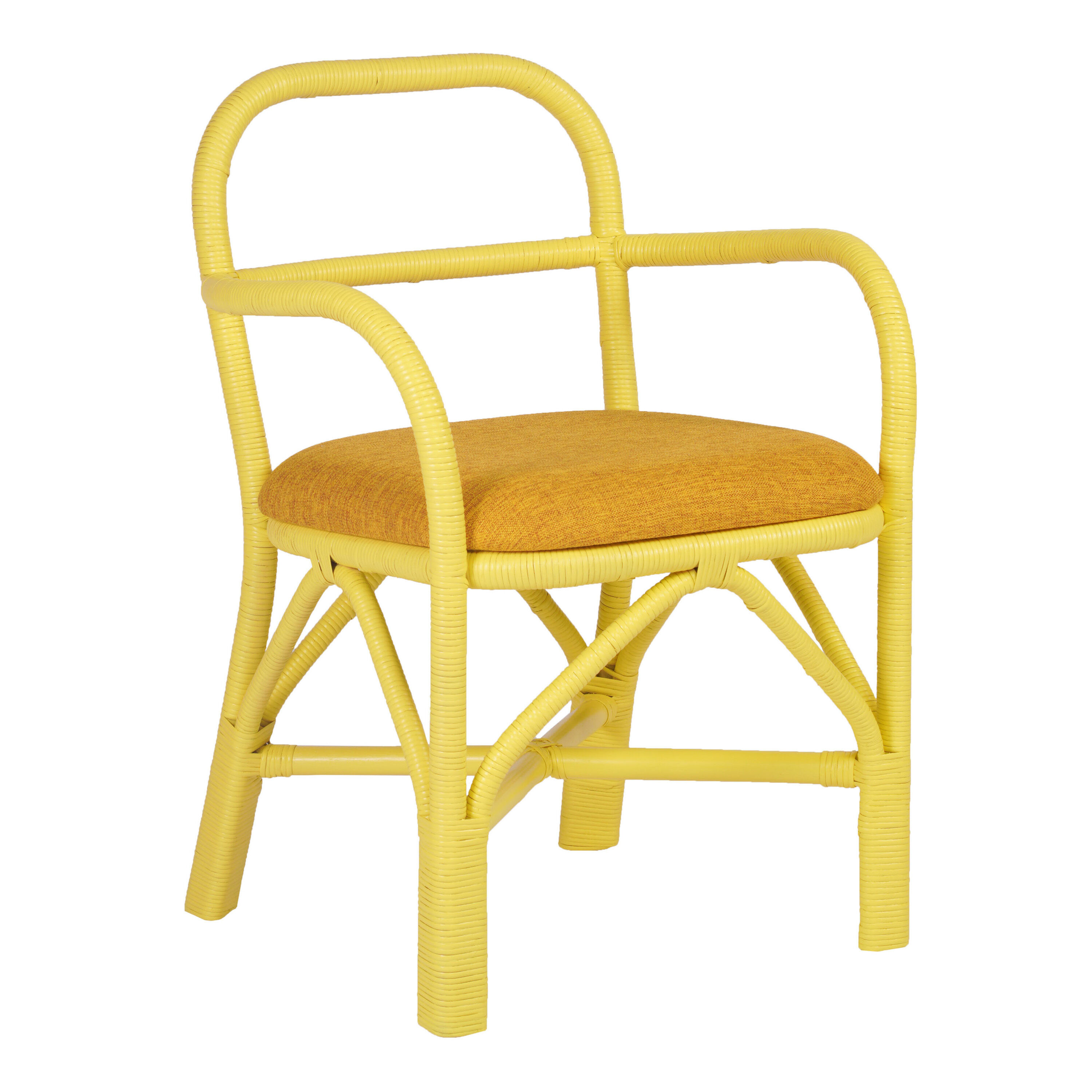 World market shop yellow chair