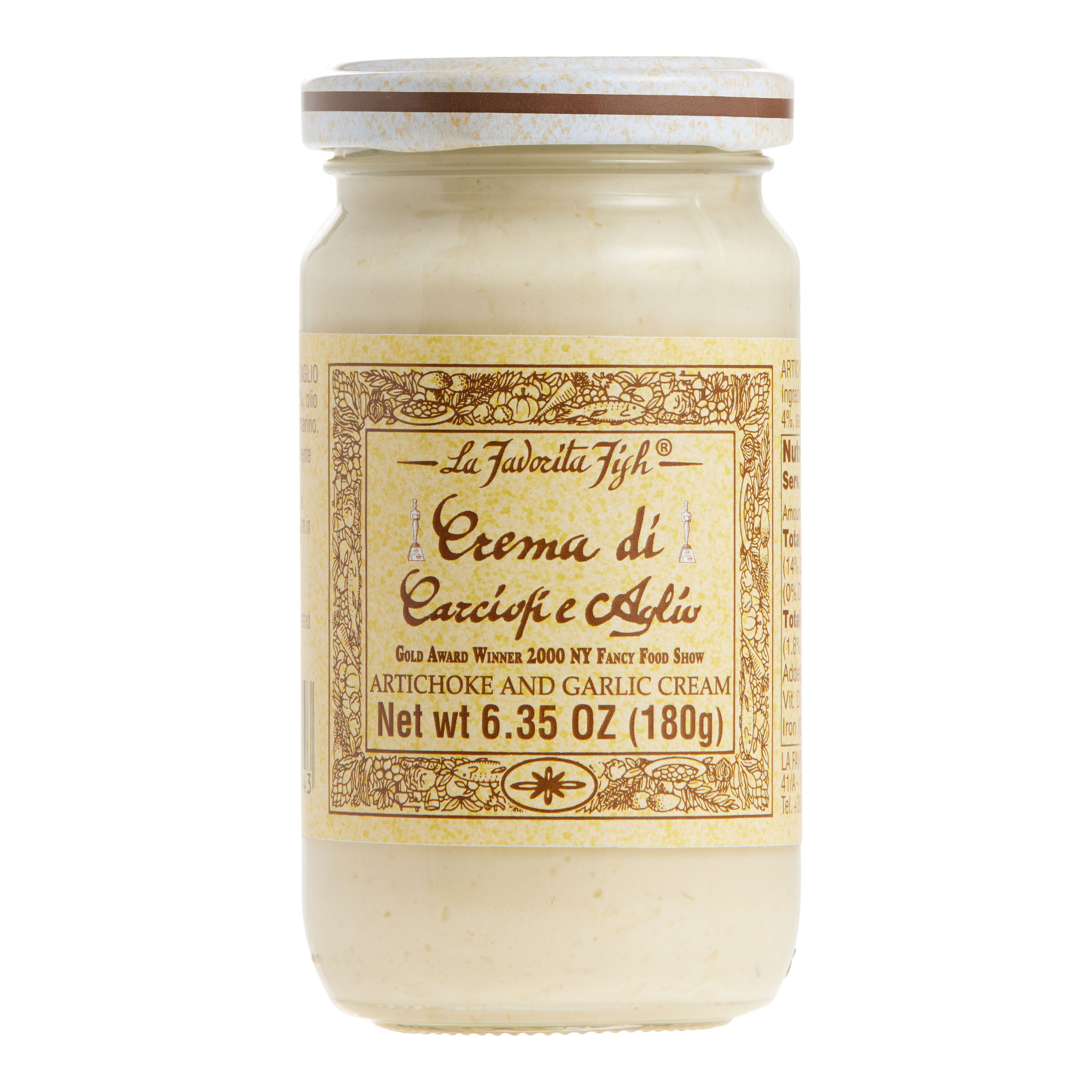 La Favorita Artichoke and Garlic Cream Spread image number 0