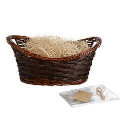 Brown Gift Basket Kit