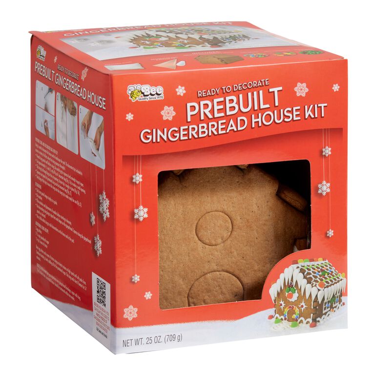 Christmas Bee Pre-Built Gingerbread House Kit 