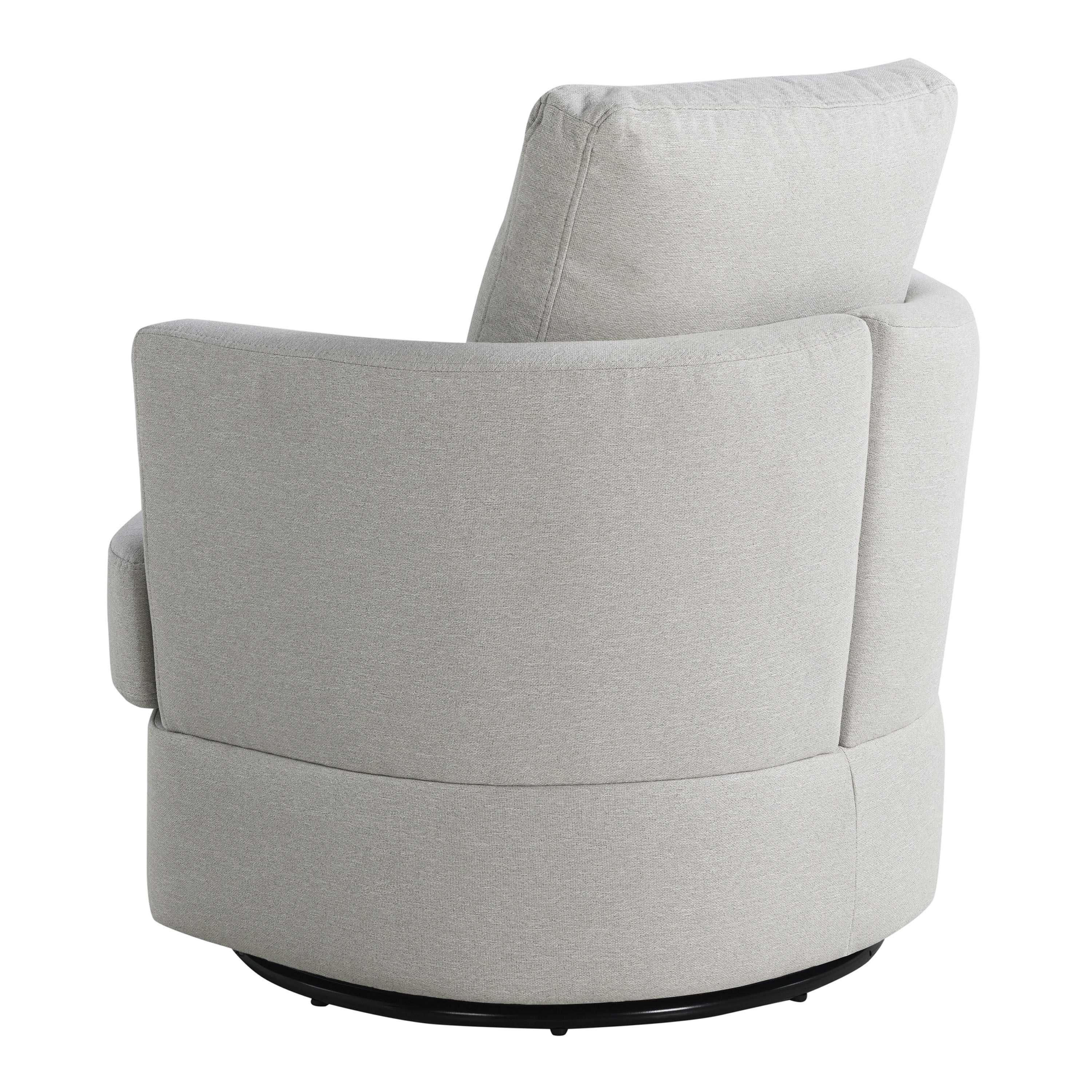 Henslowe Curved Back Upholstered Swivel Chair image number 4