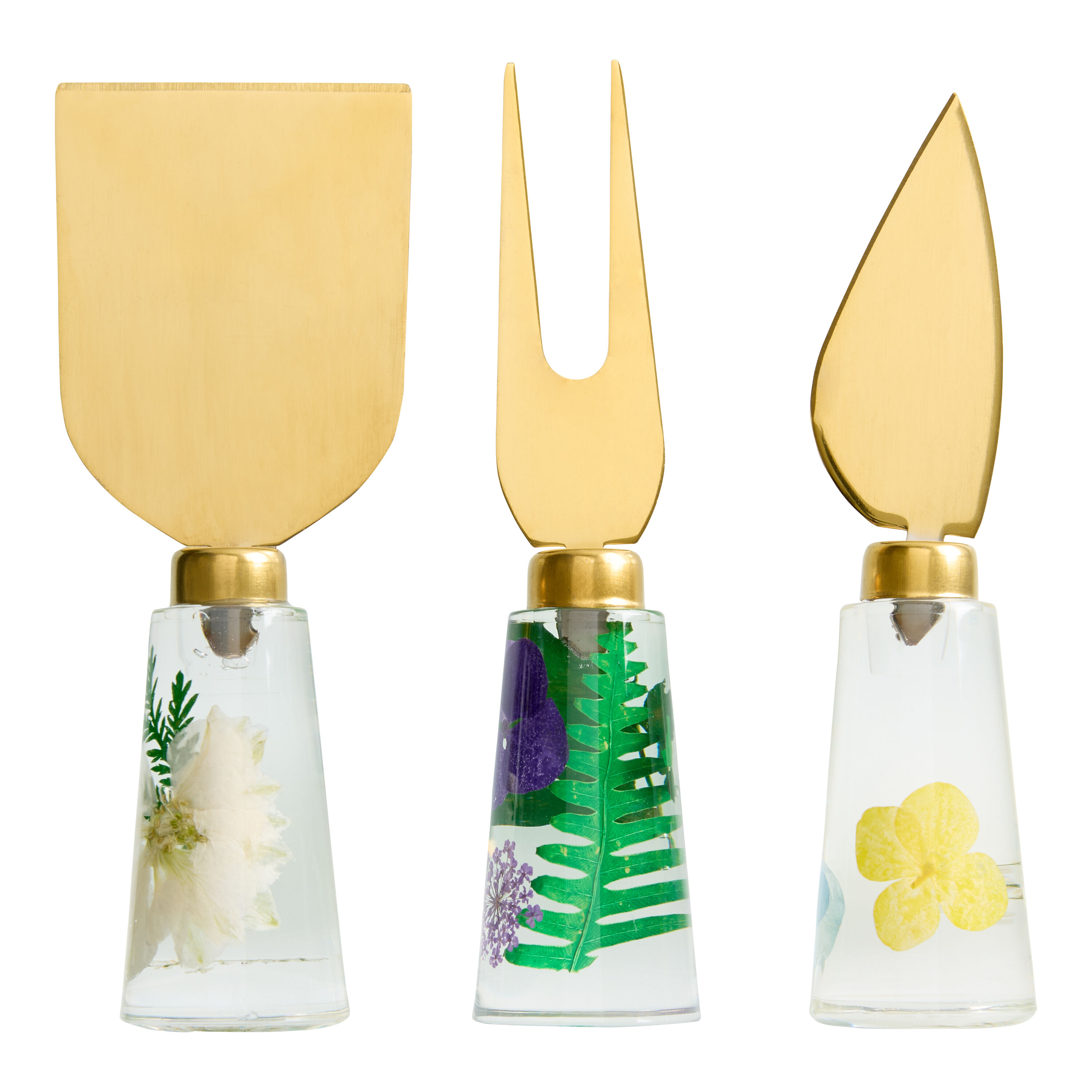 Camila Multicolor Resin Pressed Flower Tabletop Collection image number 3