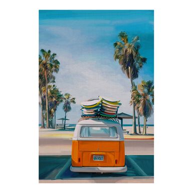 Retro Beach Day II Canvas Wall Art Retro Beach Day II Canvas Wall Art