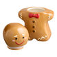 Gingerbread Man Hand Painted Figural Cookie Jar image number 2