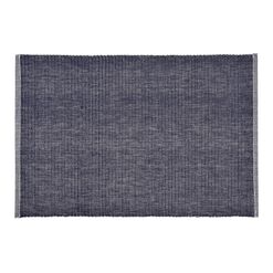 Distressed Blue Ribbed Placemats Set of 4