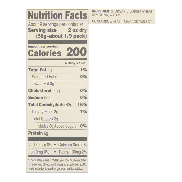 World Market® Organic Lumaconi Pasta Set of 2 image number 2