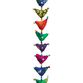 Multicolor Fabric Birds Hanging Decor image number 1