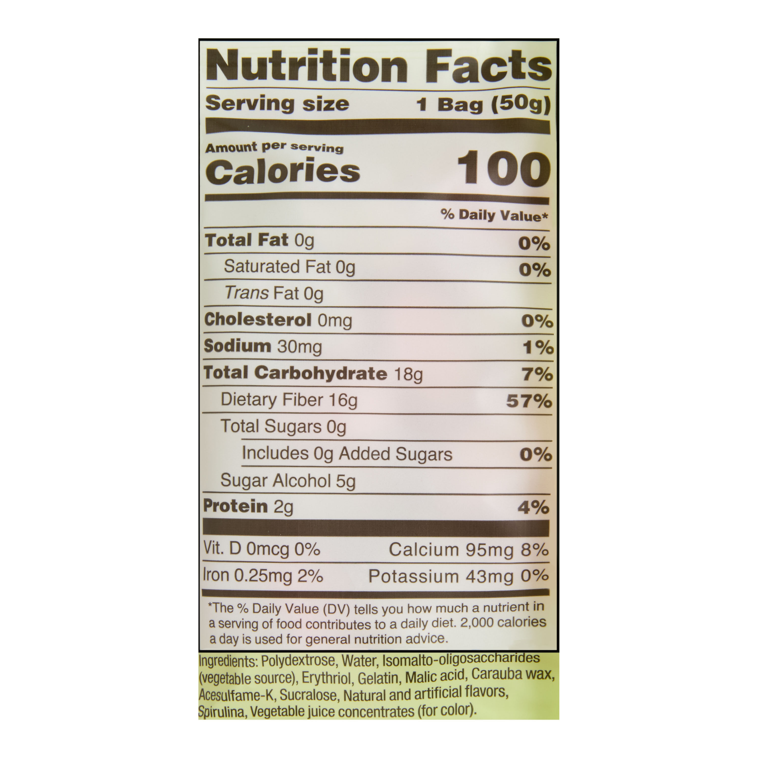 Pandy Sugar Free Fruity Chews Swedish Gummy Candy Snack Size Set of 2 image number 1