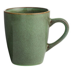 Grove Green Speckled Reactive Glaze Ceramic Mug