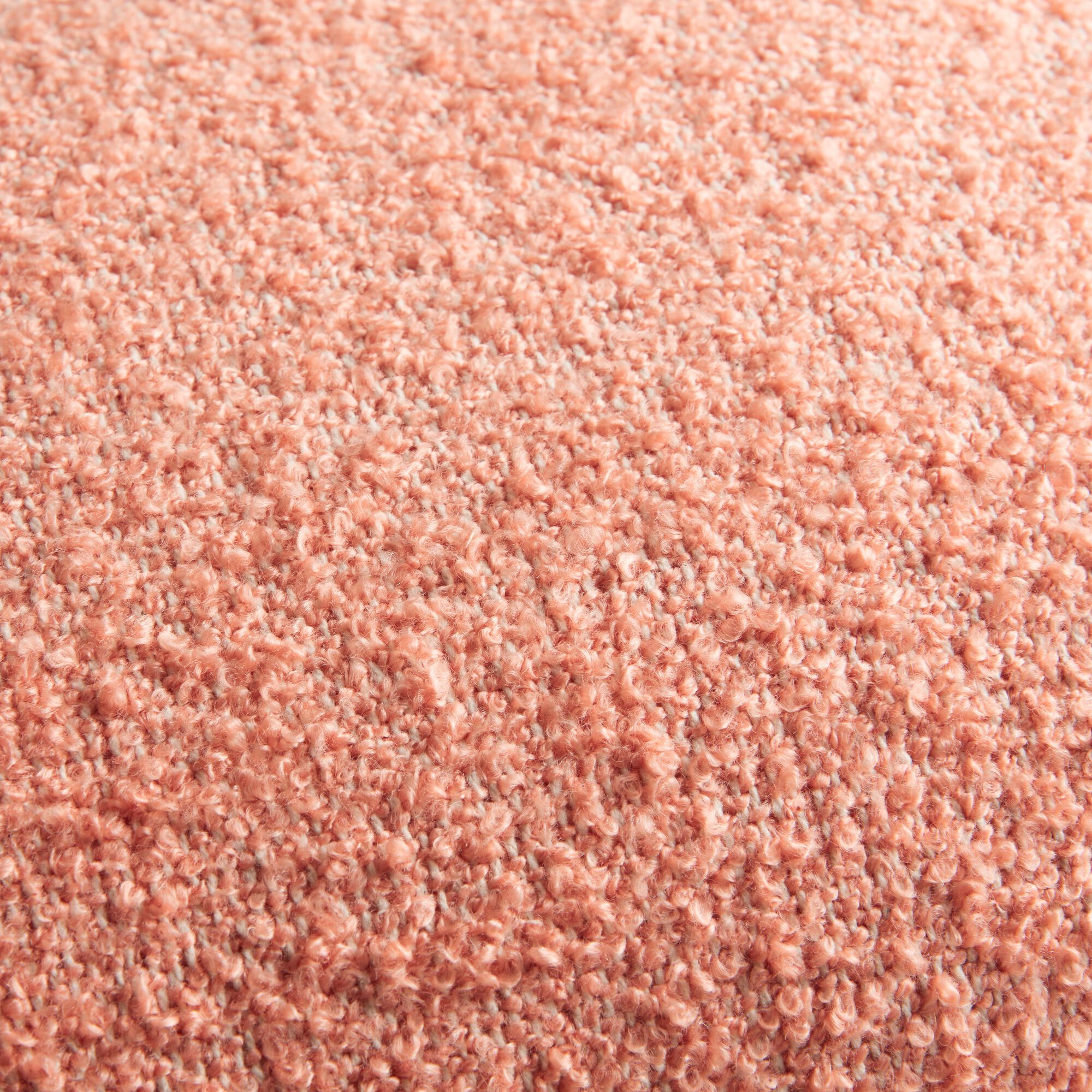 Extra Wide Coral Textured Boucle Lumbar Pillow image number 3