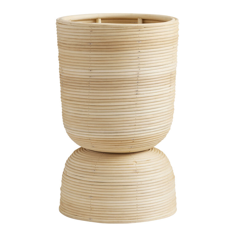 Rattan Ringed Footed Planter image number 1