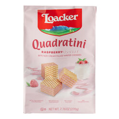 Loacker Quadratini Raspberry Yogurt Wafers