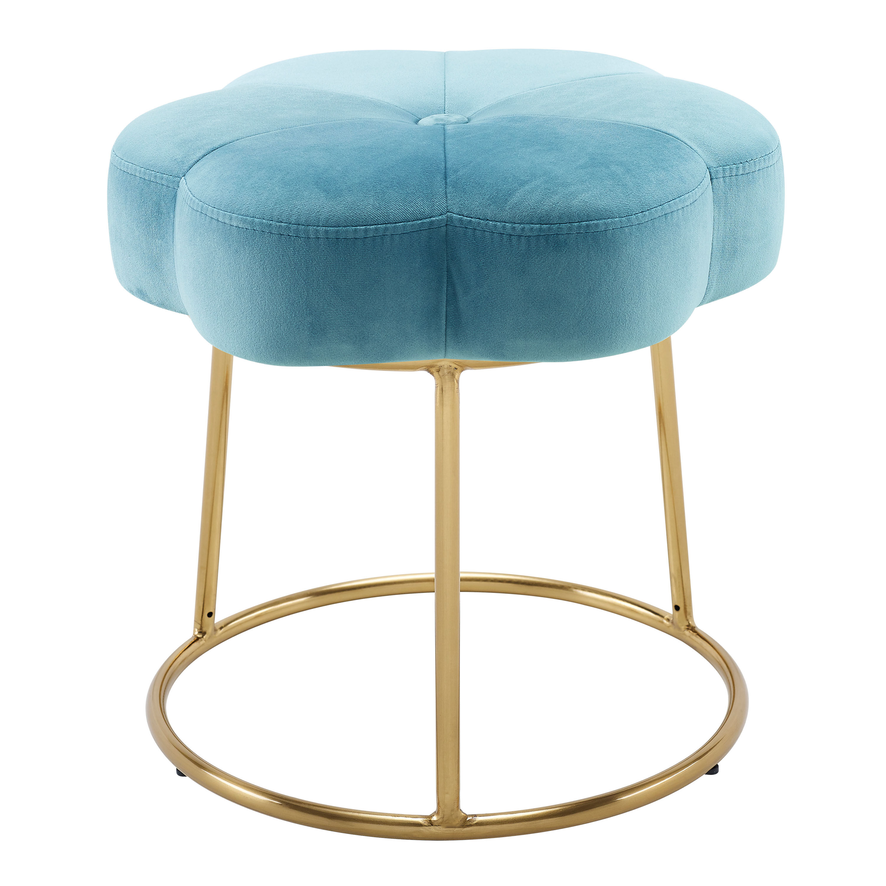 World Market Velvet Flower Angelina Stool World Market in Irvine CA