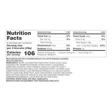 Milka Jaffa Choco Orange Jelly Cookies Milka Jaffa Choco Orange Jelly Cookies