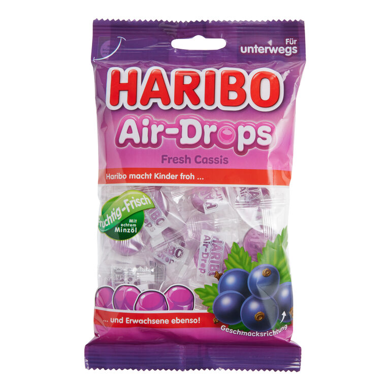 Haribo Black Currant Air Drops Gummy Candy Set Of 2 image number 1