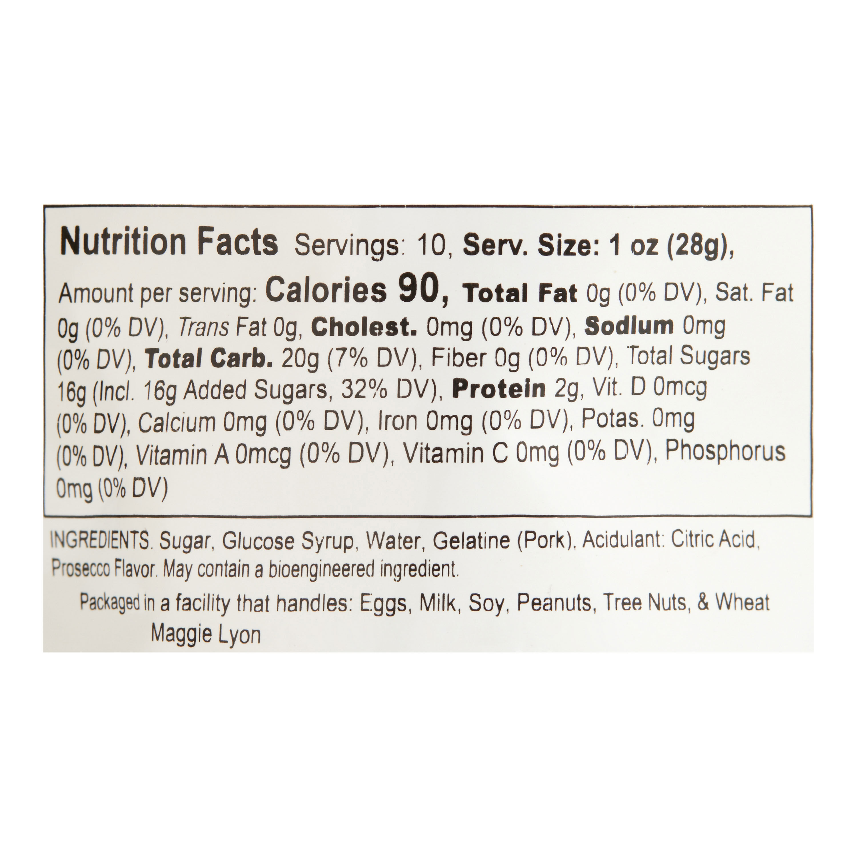 Maggie Lyon You Are The Bubbles In My Prosecco Gummy Candy image number 1