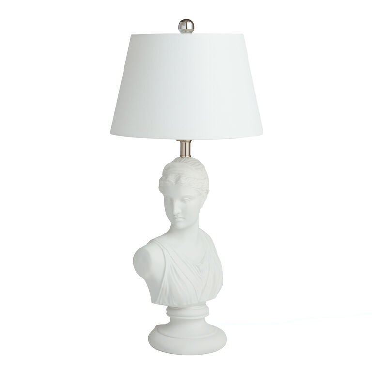 Sculptural Slate Blue Table Lamp Sculptural Slate Blue Table Lamp