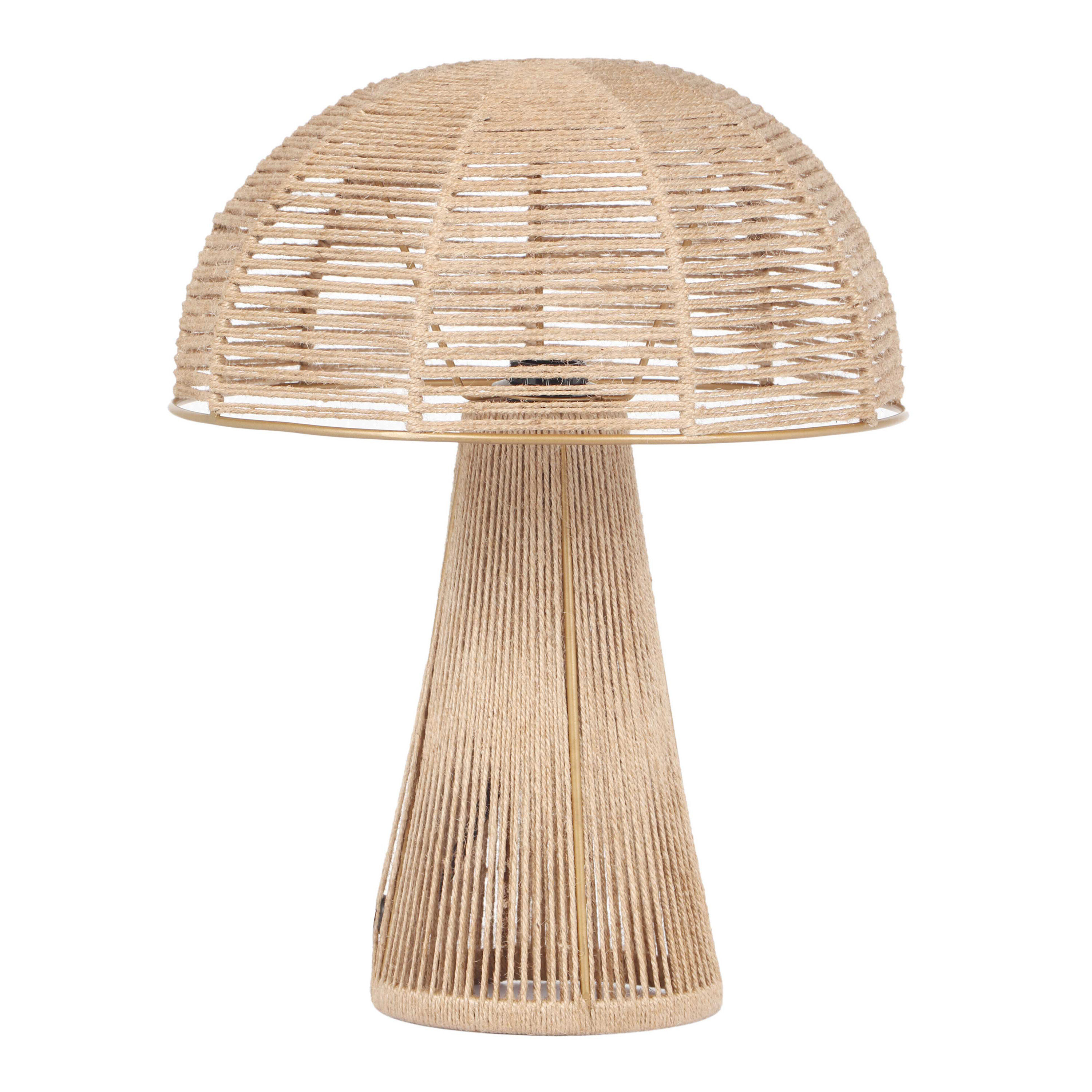 Fenna Jute Rope Dome Table Lamp by World Market
