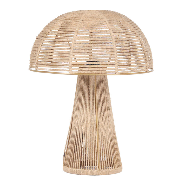 Fenna Jute Rope Dome Table Lamp image number 1
