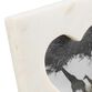 Square White Marble Heart Picture Frame image number 2