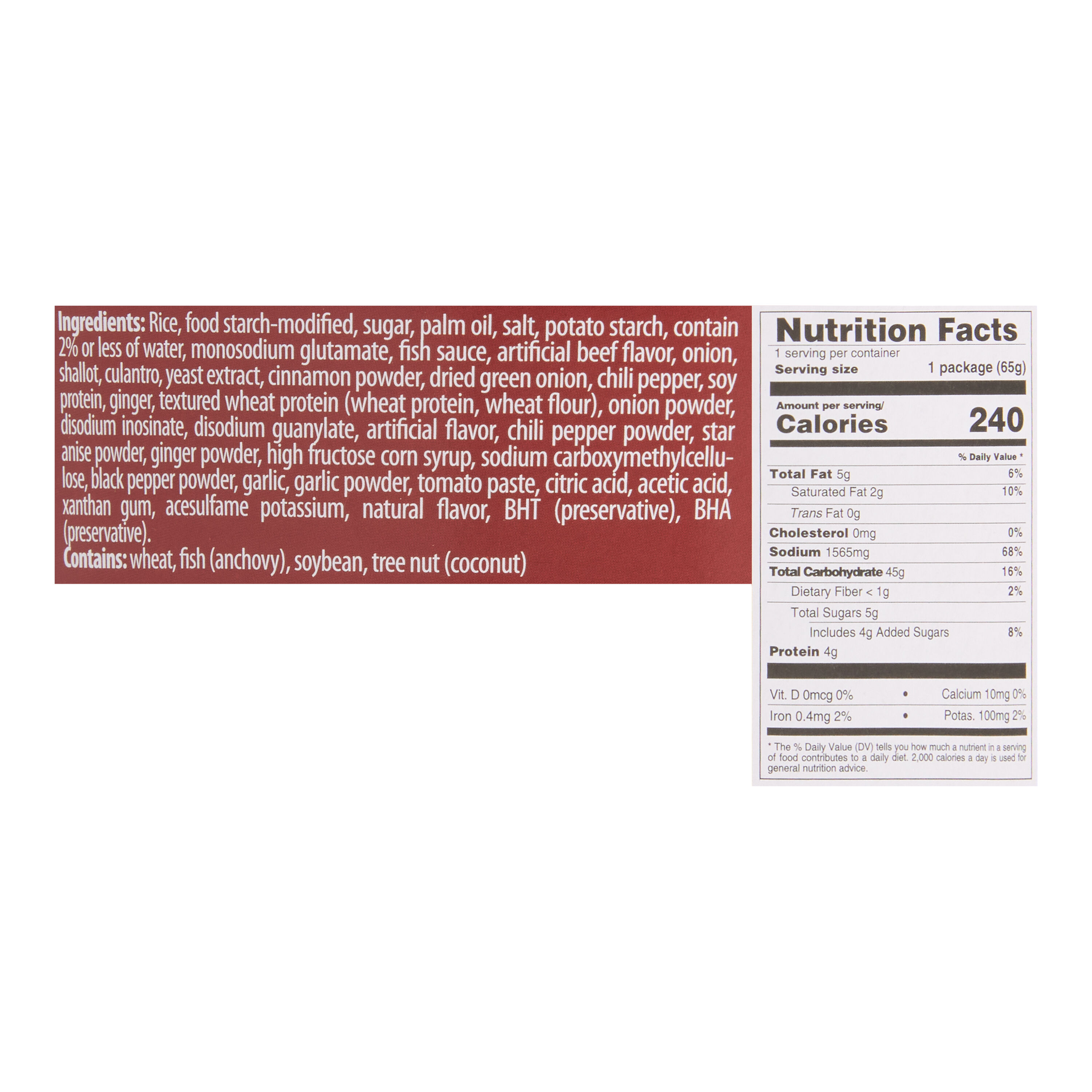 Chin-Su Pho Story Beef Rice Noodle Bowl image number 1