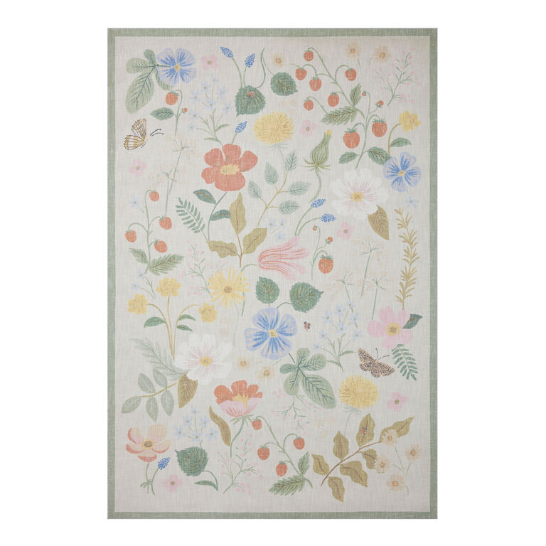 Rifle Paper Co. Strawberry Fields Area Rug image number 1