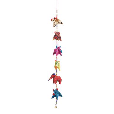 Fabric Elephants Hanging Decor Fabric Elephants Hanging Decor