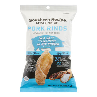 Southern Recipe Sea Salt & Black Pepper Pork Rinds Southern Recipe Sea Salt & Black Pepper Pork Rinds