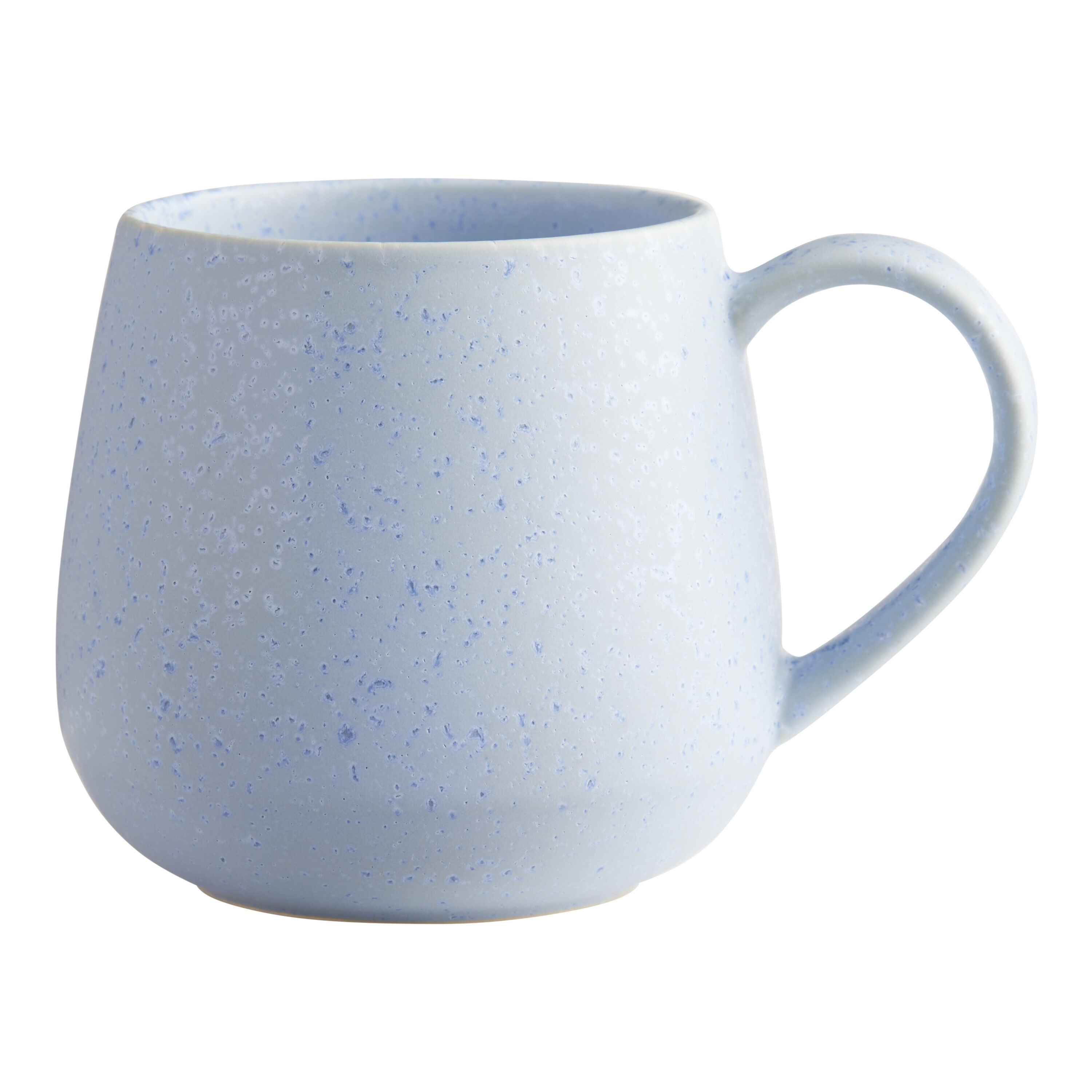 Cornflower Blue Speckled Reactive Glaze Ceramic Mug image number 0