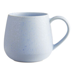 Cornflower Blue Speckled Reactive Glaze Ceramic Mug