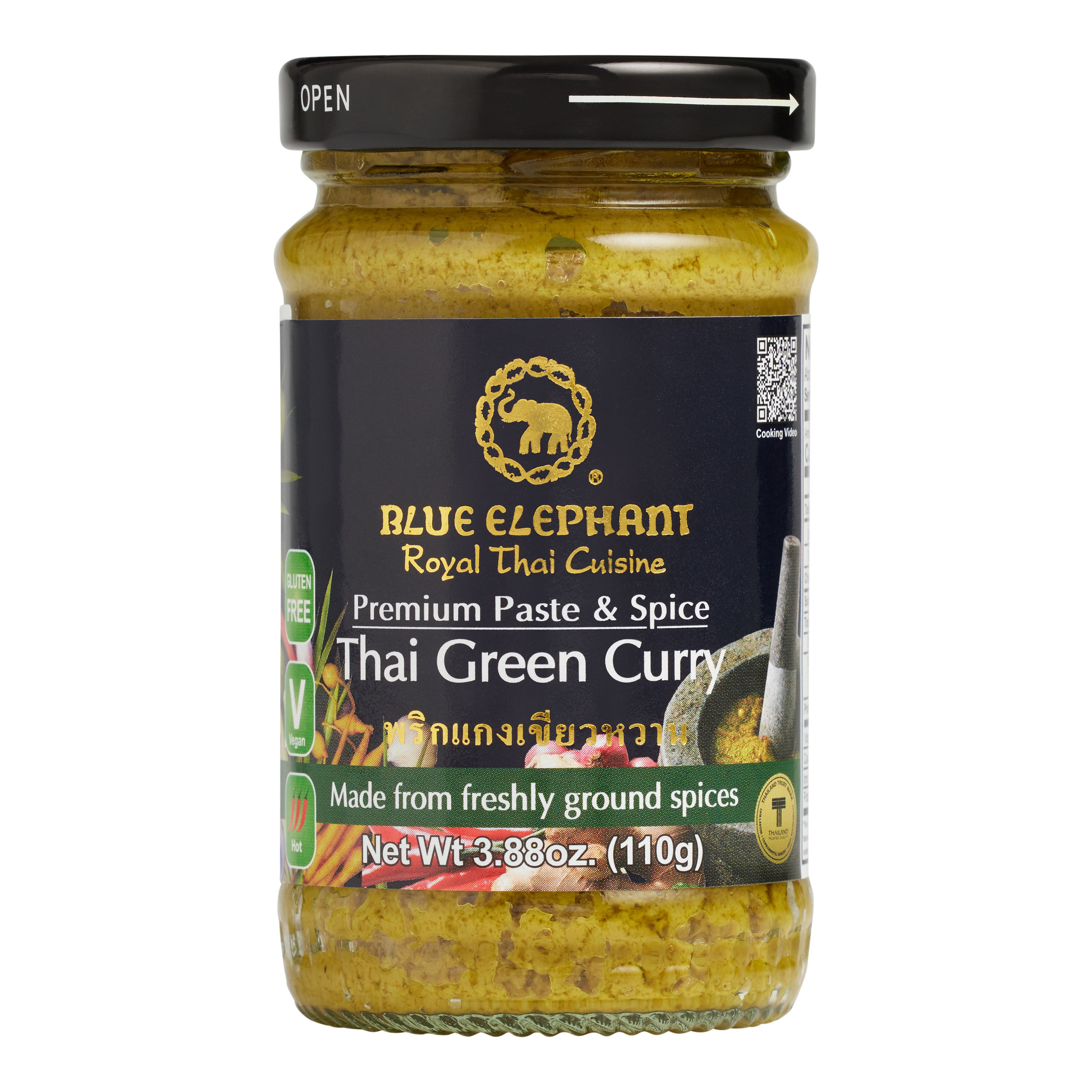 Blue elephant thai green curry paste sales