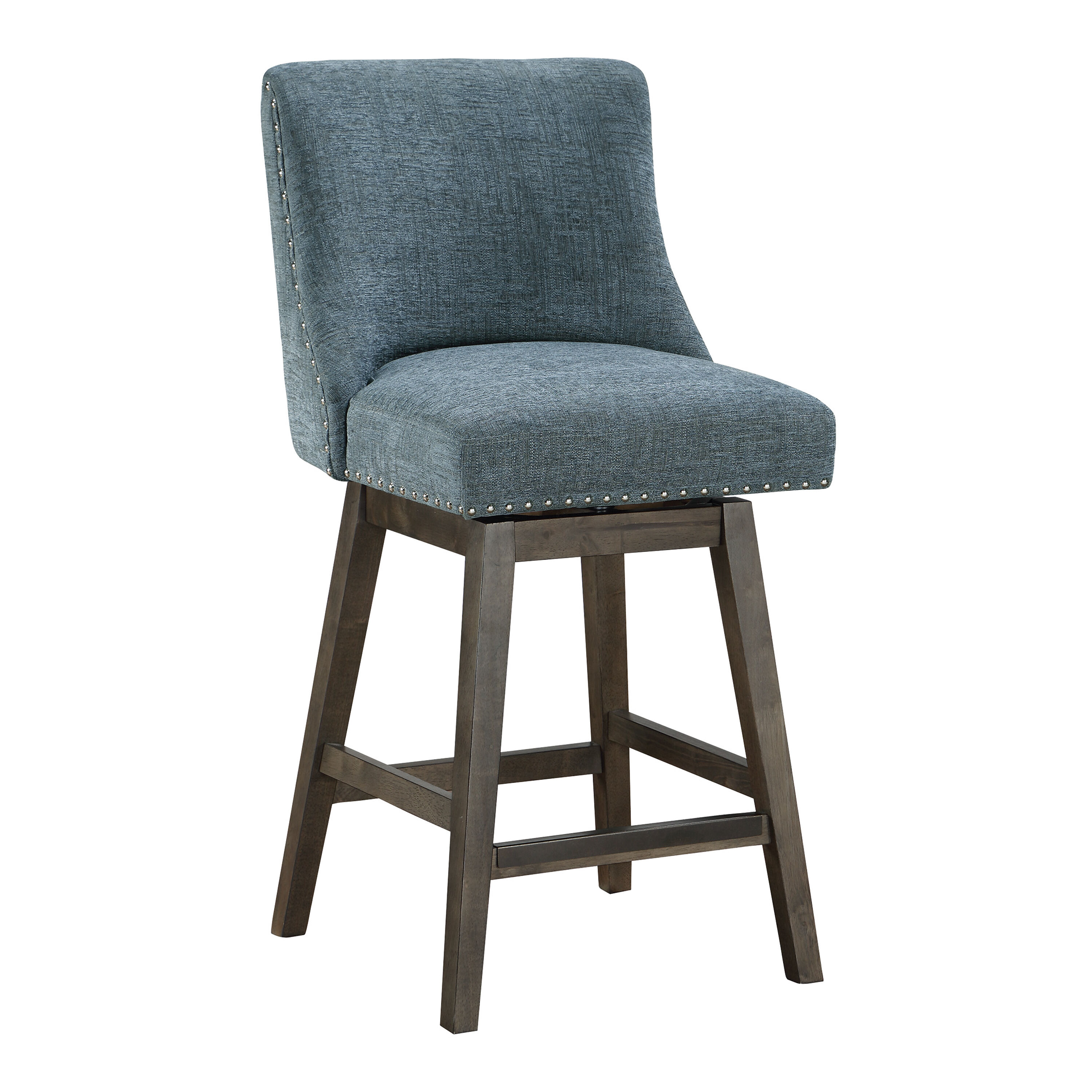 Cloth swivel shop bar stools