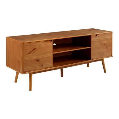 Adair Wood Mid Century Media Stand Adair Wood Mid Century Media Stand