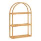 Wrapped Rattan Arched 3 Tier Wall Shelf image number 0