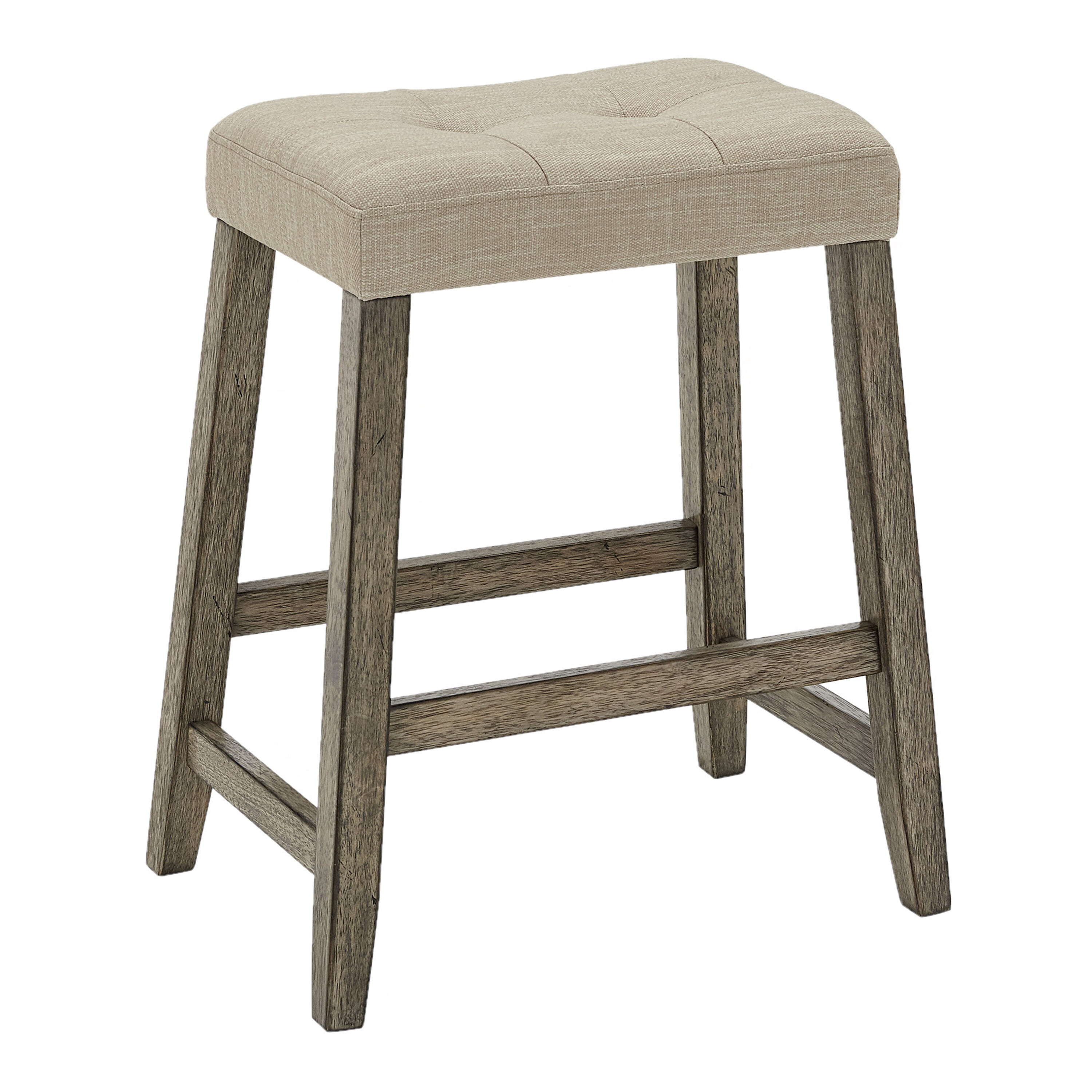 Clay Cream Backless Upholstered Counter Stool 2 Piece Set image number 0