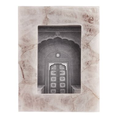 Blush Agate Slice Picture Frame Blush Agate Slice Picture Frame