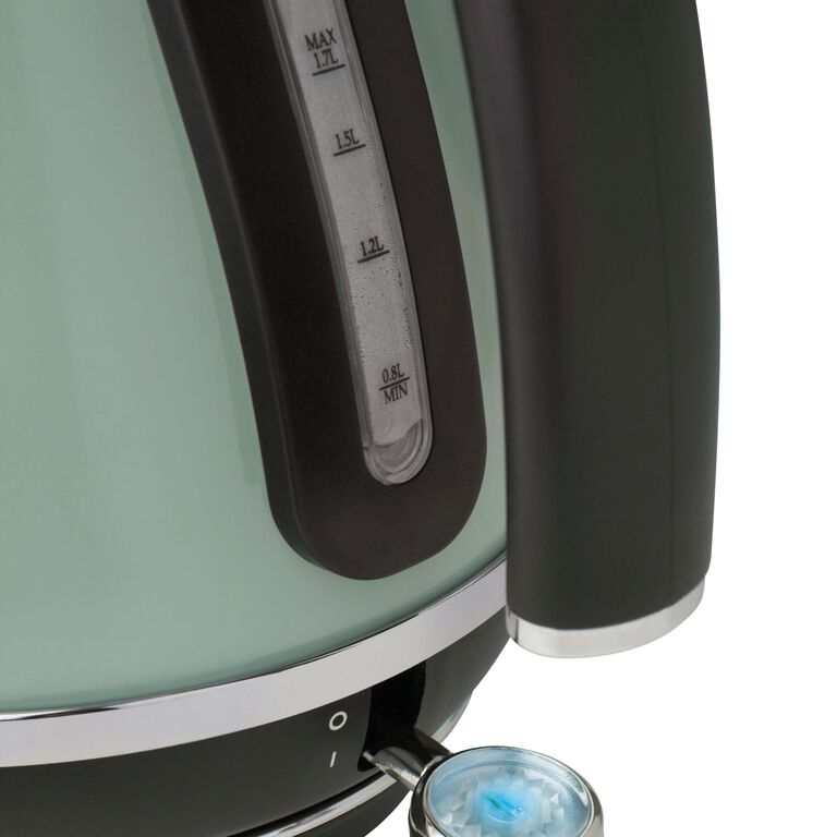 EMERALD EA1700KG Contemporary Office Electric Kettle + Hot Plate Tea Pot Set  – OASIS EMERALD L.L.C